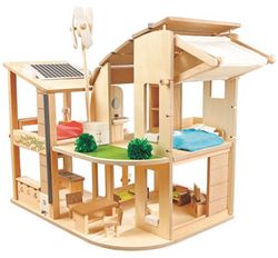 La casita de muñecas ecológica amueblada