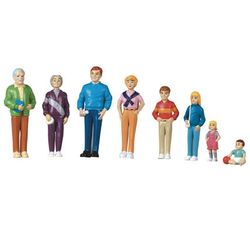 La familia europea de plastico