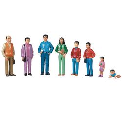 La familia latina de plastico