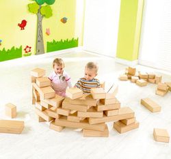 Ladrillos de madera de haya