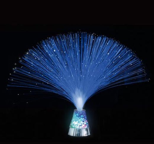 Lampara de fibra óptica