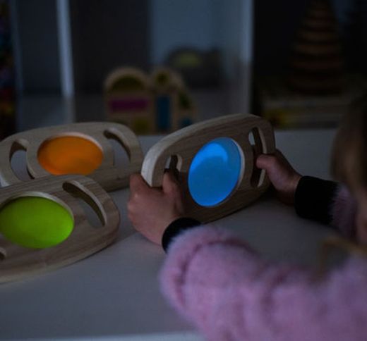 Lentes descubrimientos los colores luminiscentes