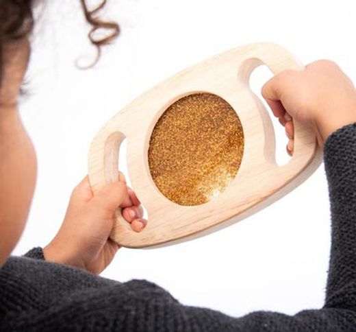 Lentes sensoriales purpurina