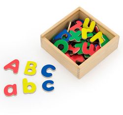 Letras magnéticas mayúsculas y minúsculas