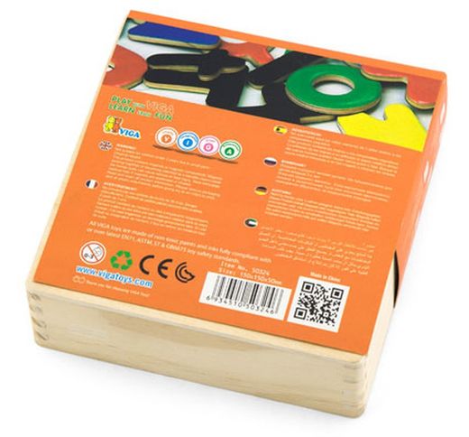 Letras magnéticas mayúsculas y minúsculas