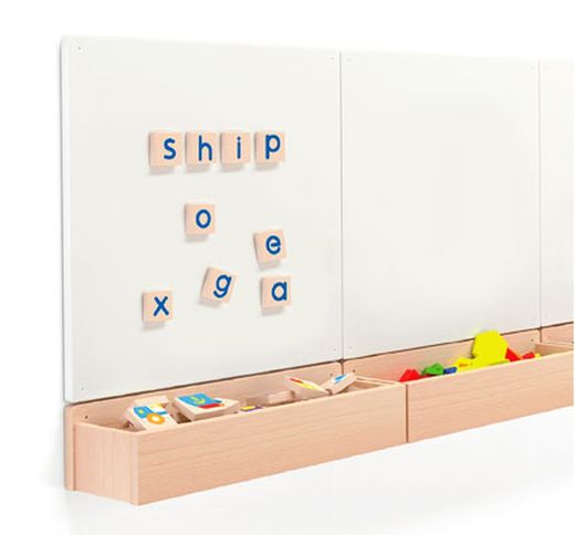 Letras minúsculas magnéticas