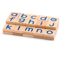 Letras minúsculas magnéticas
