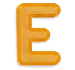 Letras traslúcidas mayúscula