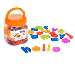 Letras traslúcidas minúsculas