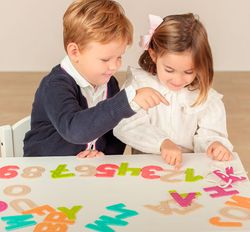 Letras y números para reseguir y coser ECO
