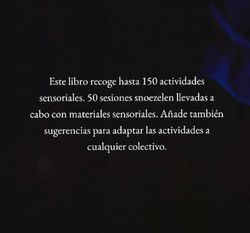 Libro de actividades sensoriales snoezelen