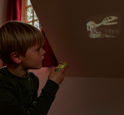 Linterna proyector dinosaurios