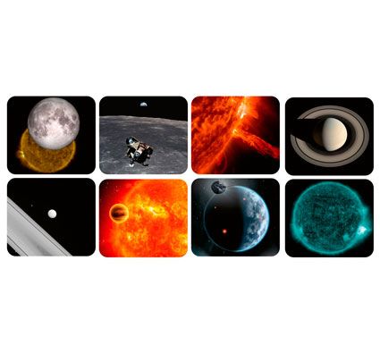 Linterna proyector el espacio