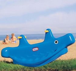Little tikes Balancin infantil la ballena para 3 niños