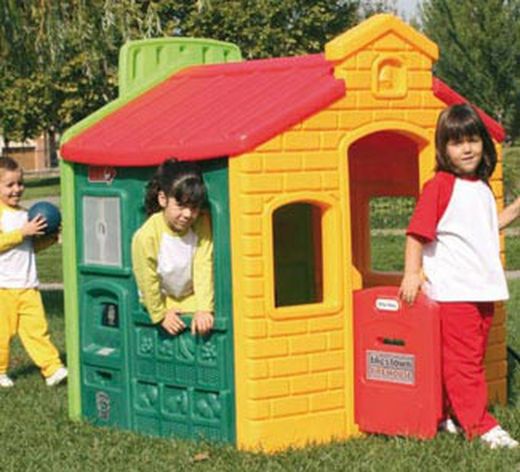 Little tikes casita exterior infantil 4 caras