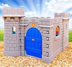 Little tikes castillo infantil de exterior con tobogan