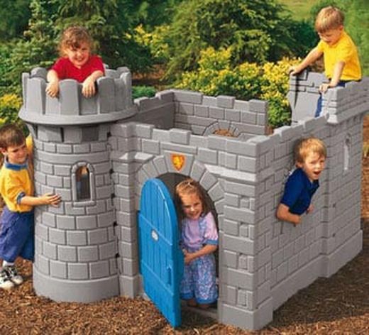 Little tikes castillo infantil de exterior con tobogan