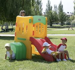 Little tikes Tobogan infantil doble multicolor