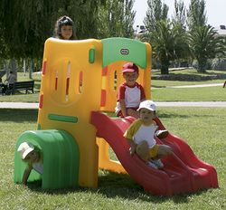 Little tikes Tobogan infantil doble multicolor