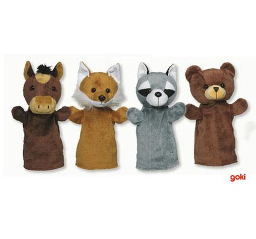 Marionetas animales del bosque