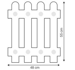 Valla infantil plástico