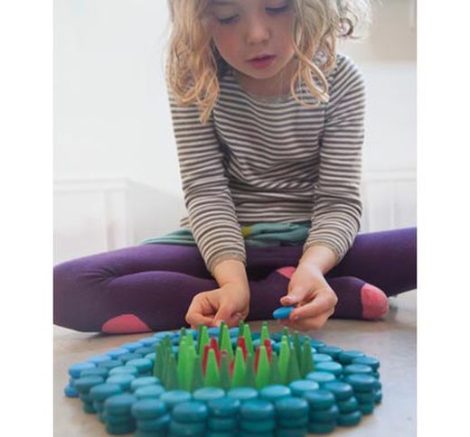 Set Mandala monedas azules