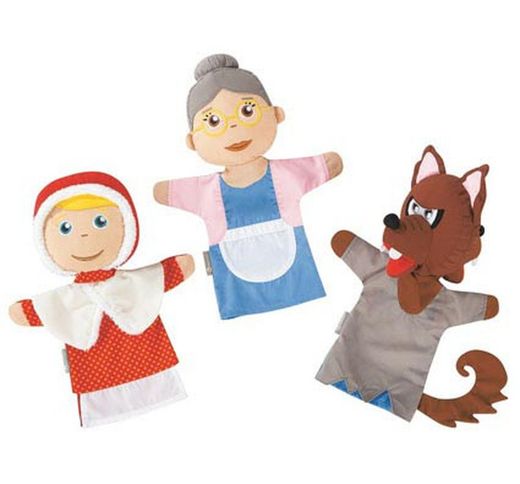 Marioneta cuento la caperucita roja