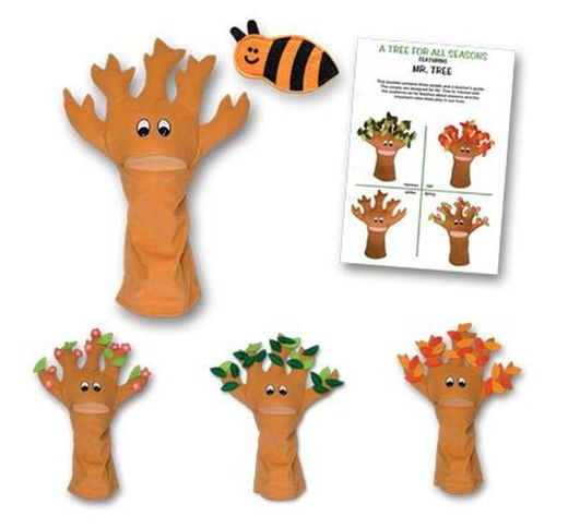 Marioneta el sr. árbol - las 4 estaciones