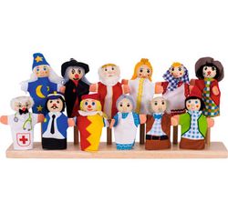 Marionetas de dedo 12 personajes