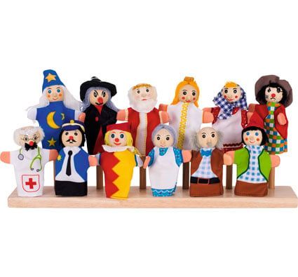 Marionetas de dedo 12 personajes