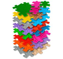 Maxi kit losetas sensoriales de suelo arcoíris