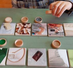 Memo táctil asocia con su imagen real