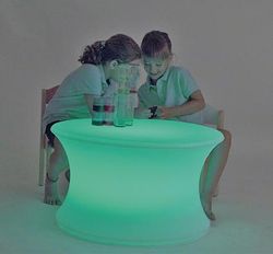 Mesa de luz led inalámbrica decorativa