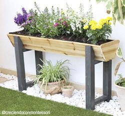 Mesa de cultivo jardinera