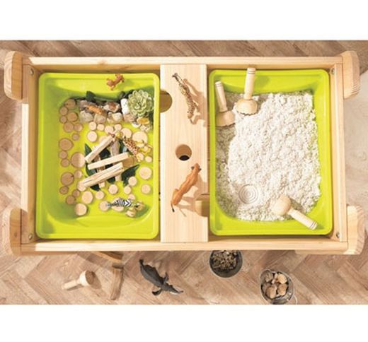 Mesa de exploración infantil Los Elementos