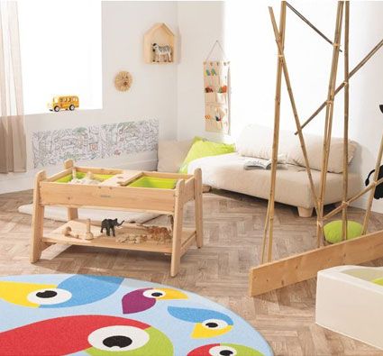 Mesa de exploración infantil Los Elementos