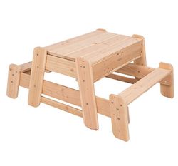 Mesa picnic y de experimentación infantil Los Elementos
