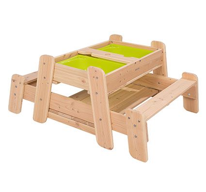 Mesa picnic y de experimentación infantil Los Elementos