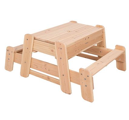Mesa picnic y de experimentación infantil Los Elementos