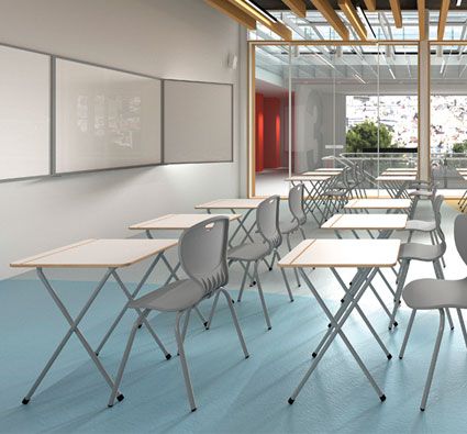 Mesa Plegable Estudio  60 x 60 cm - Pack 2 unidades