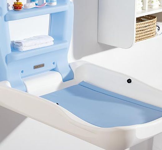 Mueble cambiador mural cleany