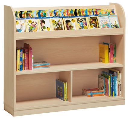 Mueble maxi libreria biblioteca curvo lateral