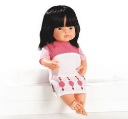 Muñeca asiática niña largo 38 cm