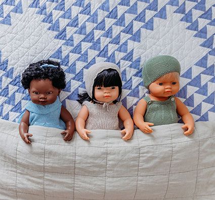Muñeca asiática niña largo 38 cm