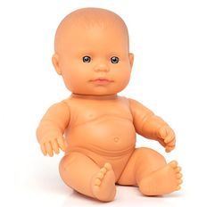 Muñeco cuerpo duro sin cabellos europea