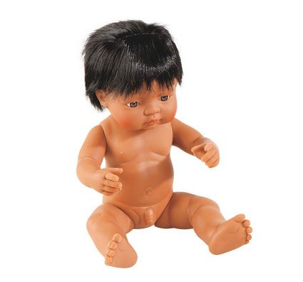 Muñeco mestizo niño largo 38 cm