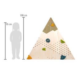 Muro de escalada la montaña