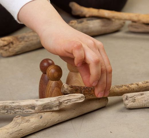 Niños de madera