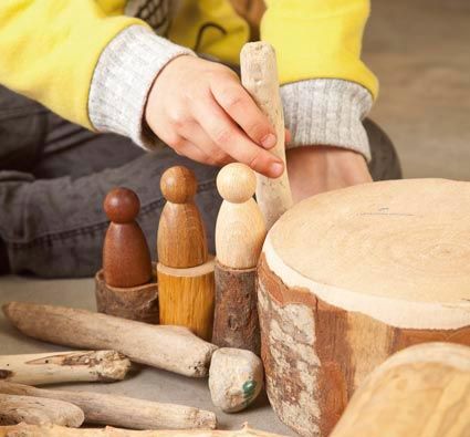 Niños de madera