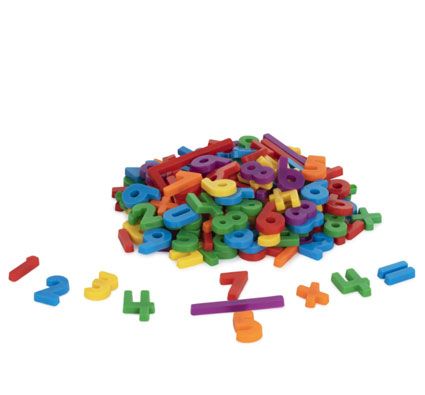 Números magnéticos pequeños 3.4 cm - lote de 162